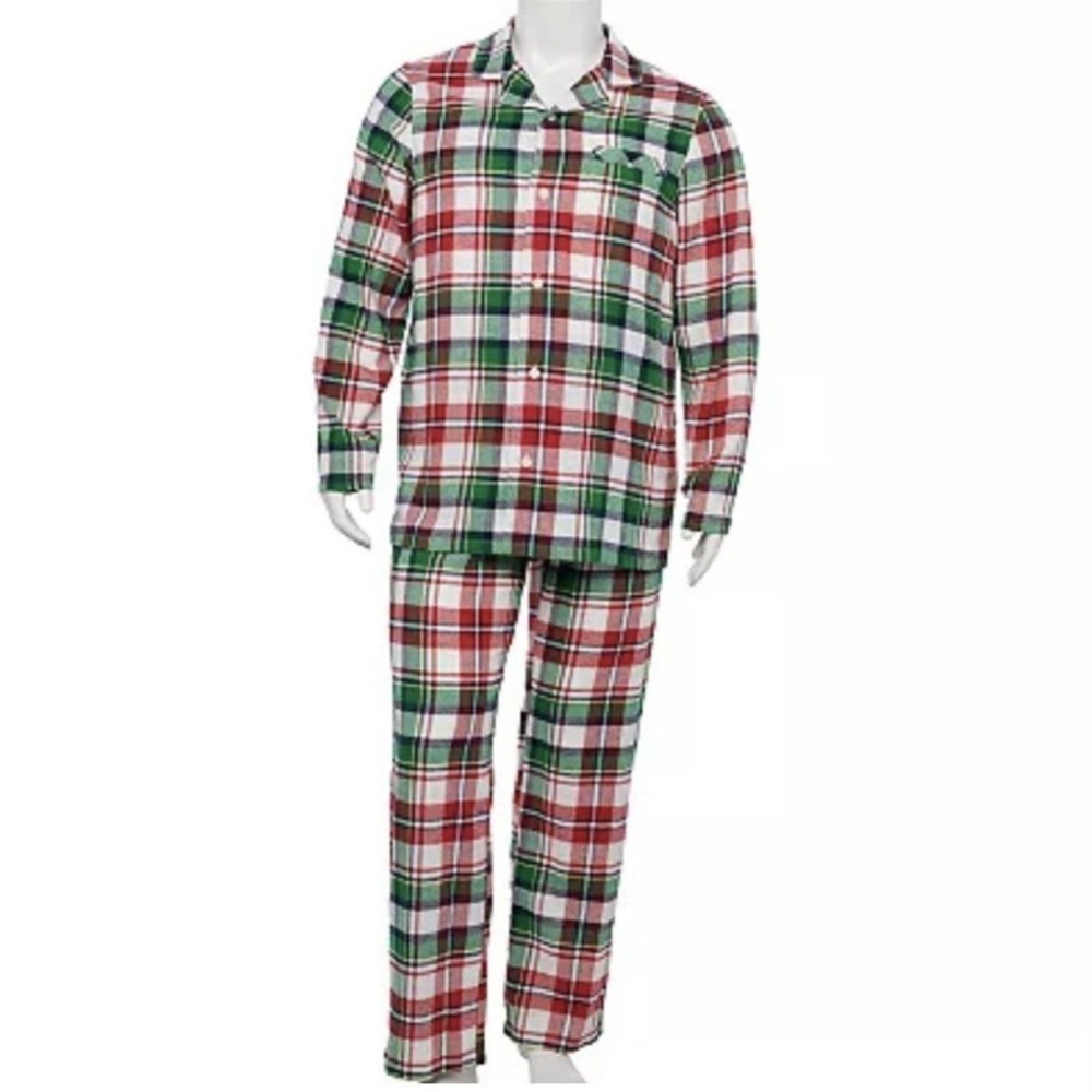 Jammies for your Families Mens Big and Tall 2 Piece Sleep Set 3XLT New with Tags